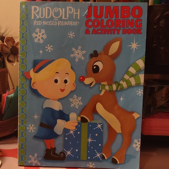 Other | Rudolph Jumbo Coloring Activity Book | Poshmark